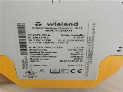 威琅 WIELAND 安全继电器扩展模块 R1.190.1310.0